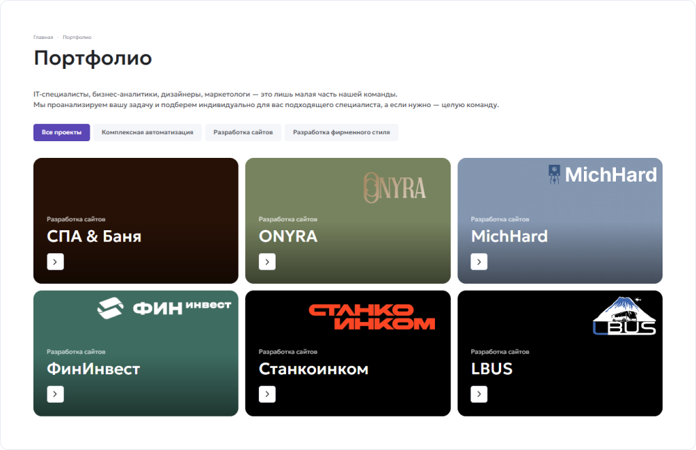 Портфолио